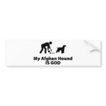 Afghan Hound Bumper Sticker