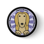 Afghan Hound buttons