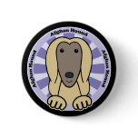 Afghan Hound buttons