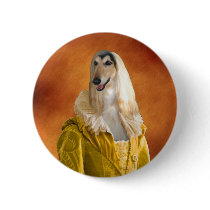 Afghan Hound Button Nobility Dogs Gift
