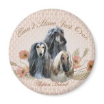 Afghan Hound Can't Have Just One Gifts Fridge Magnets