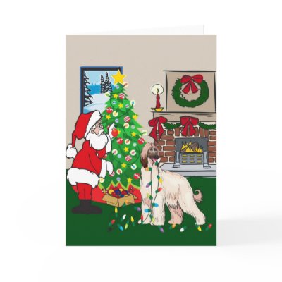 afghan hound greeting card by freespiritdesigns