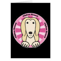 Afghan Hound Card