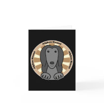 Afghan  Hound Greeting Cards