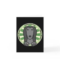 Afghan Hound Greeting Cards