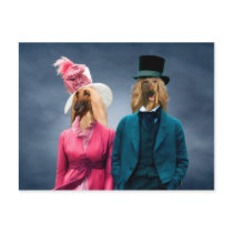 Afghan Hound Card Nobility Dogs Gift Postcard