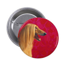 Afghan Hound Cards and GIfts Button