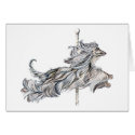 Afghan Hound Carousel Jump cards
