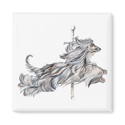 Afghan Hound Carousel Jump by DanesRUs