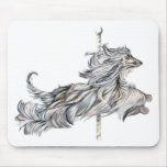 Afghan Hound Carousel Jump Mouse Pads