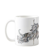 Afghan Hound Carousel Jump Coffee Mugs