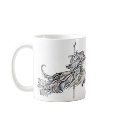Afghan Hound Carousel Jump Coffee Mugs by DanesRUs