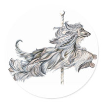 Afghan Hound Carousel Jump