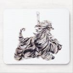 Afghan Hound Carousel Moving Mouse Mats