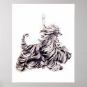 Afghan Hound Carousel Moving posters