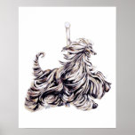 Afghan Hound Carousel Moving