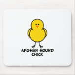 Afghan Hound Chick Mouse Mat