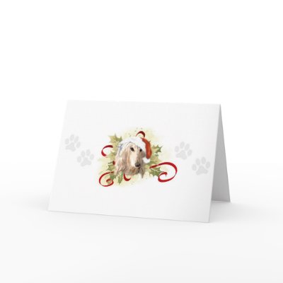 Afghan Hound Christmas Cards by jaisjewels