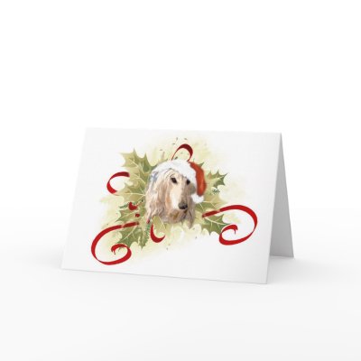 Afghan Hound Christmas Cards by jaisjewels