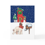 Afghan Hound Christmas Mail cards