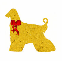 Afghan Hound Christmas Ornament