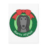 Afghan Hound Christmas Post Card