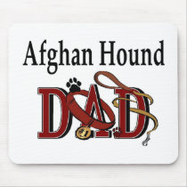 Afghan Hound Dad Apparel Gifts Mouse Pads