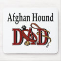 Afghan Hound Dad Apparel Gifts mousepads