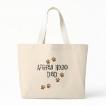 Afghan Hound Dad Canvas Bags