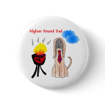 Afghan Hound Dad Button
