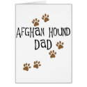 Afghan Hound Dad cards
