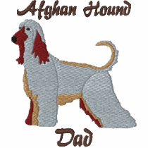 Afghan Hound Dad Embroidered Shirt (Polo)
