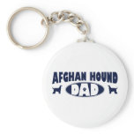 Afghan Hound Dad keychains