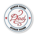 Afghan Hound Dad Magnet