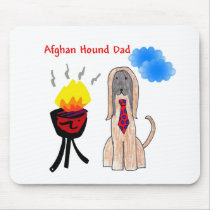Afghan Hound Dad Mousepad