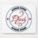 Afghan Hound Dad mousepads