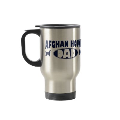 Afghan Hound Dad Coffee Mugs by MenagerieMayhem