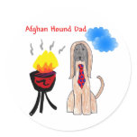 Afghan Hound Dad Sticker