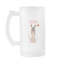 Afghan Hound Dear Santa Coffee Mug