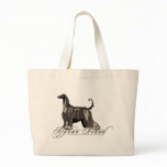 Afghan Hound, Detailed, Black Bags