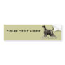 Afghan Hound, Detailed, Black Bumper Stickers