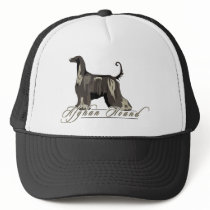 Afghan Hound, Detailed, Black Hat