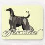 Afghan Hound, Detailed, Black Mouse Pad