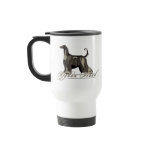 Afghan Hound, Detailed, Black Mug