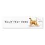 Afghan Hound, Detailed, Gold Bumper Sticker