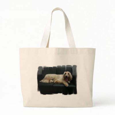 Afghan Hound Dog Canvas Tote Bag by DogPoundGifts