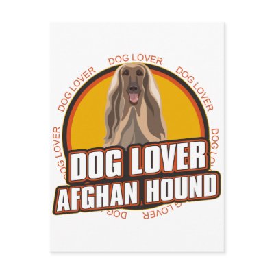 Afghan Hound Dog Lover by DogBreedGifts