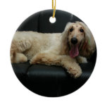 Afghan Hound Dog Ornament