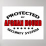 Afghan Hound Dog Security Print