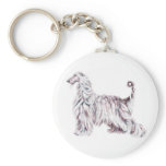 Afghan Hound Elegance Key Chains